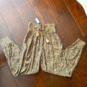 NWT Aerie Cheetah Joggers